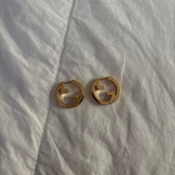 GUCCI Blondie Hoop Earrings - Picture 1 of 5